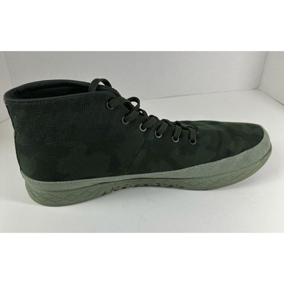 NoBull Forest Camo Canvas Mid Trainer Sneakers Green Shoes Men's 13 Rare HTF - Picture 13 of 15